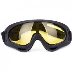 Goggle Snowboard Protection Windproof Motorcycle - Yellow - CX18KOK3KSD $7.73