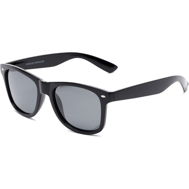 Sunglass Warehouse Drifter Polarized Plastic Retro Square Men s