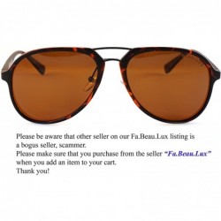 Sport Unisex Double Bridge Polarized Sunglasses - Brown/ Brown Smoke - C01858MXQCO $11.47