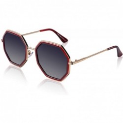 Cat Eye Polarized Sunglasses for Women Sun Glasses Fashion Oversized Shades S85 - CZ18U59QH74 $31.09