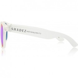 Oval Polarized Classic Retro UV400 Sunglasses for Men and Women - Transparent & Purple - CK188EHM0TA $29.55