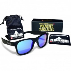 Oval Polarized Classic Retro UV400 Sunglasses for Men and Women - Transparent & Purple - CK188EHM0TA $29.55
