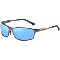 Sport Sunglasses Aluminum Magnesium Sunglasses Men Polarizer Sports Sunshine Driving - C - CY18Q06XK78 $57.08