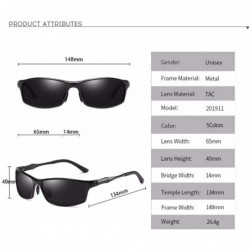 Sport Sunglasses Aluminum Magnesium Sunglasses Men Polarizer Sports Sunshine Driving - C - CY18Q06XK78 $27.00