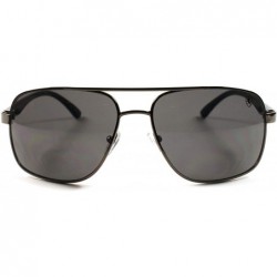 Aviator Classic Retro 80s Military Aviator Mens Womens Rectangle Sunglasses - CV18O7Q0TU9 $10.78