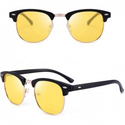 Round Classic Retro Round Shades Sun Glasses - C3 - C118HM7QUZ0 $11.49