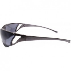 Sport Mens Premium Cycling Fishing Sport Biker Wrap Around Sunglasses - C818UK3UW26 $15.08