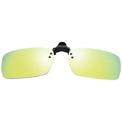 Round Polarized Clip-on Sunglasses for Women Men Prescription Anti-Glare Driving Glasses Outdoor Eyewear - Green - CO18UTLR7W...