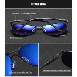 Aviator Mens Aviator Sunglasses Polarized Mens Shades for Driving Fishing Golf UV400 Protection - Golden - C818A0QLI0C $15.31