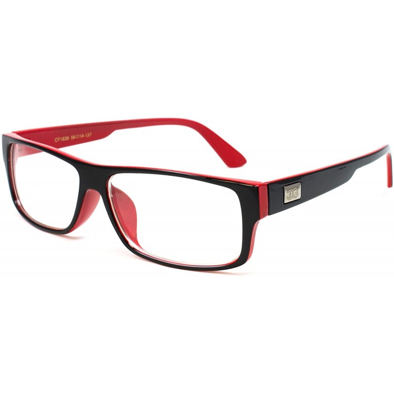 Oversized Hot Sellers Nerd Geeky Trendy Cosplay Costume Unique Clear Lens Fashionista Glasses - CK11OCCWJ35 $7.86