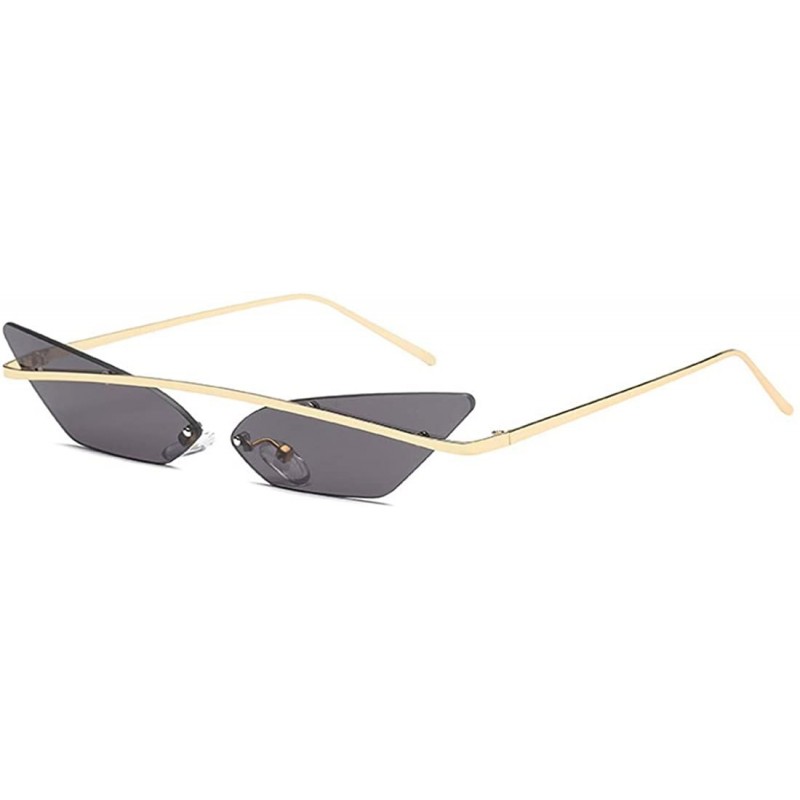 Sport Men and women Fashion Retro Sunglasses metal frame Sunglasses - Black - CG18LL0K2YN $9.14
