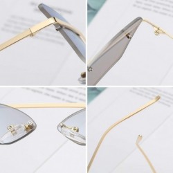 Sport Men and women Fashion Retro Sunglasses metal frame Sunglasses - Black - CG18LL0K2YN $9.14