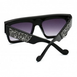 Sport Women Sunglasses Oversized Rhinestone Ladies Fashion Stylish Eyewear - A - C918Q7Y2842 $17.42