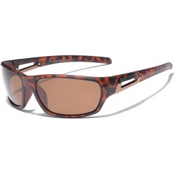 Wrap Small Polarized Sport Sunglasses - Tortoise - Brown - CY11OXK14QT $12.49