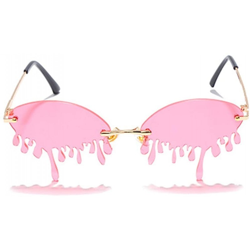 Sport Fashion Funny Personality Sunglasses Teardrop Style Glasses - 1 - C8190HDXO27 $25.32