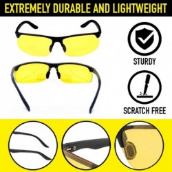 Rimless Night Vision Driving Glasses Anti Glare Polarized UV400 Protection Sunglasses - C211VPUTLVF $10.78
