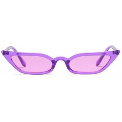 Goggle Vintage Small Women Cat Eye Sunglasses Candy Color Eyewear - C7 - CY18CMA3ZWO $19.74