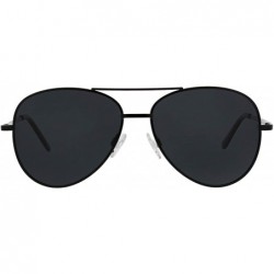 Aviator Heat Wave Reading Aviator Sunglasses - Black - CF189SSII0U $26.80