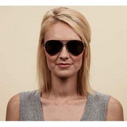 Aviator Heat Wave Reading Aviator Sunglasses - Black - CF189SSII0U $26.80