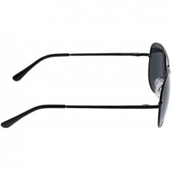 Aviator Heat Wave Reading Aviator Sunglasses - Black - CF189SSII0U $26.80