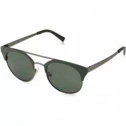 Round Men's N4630sp Round Sunglasses - Matte Olive/G15 Polarized - CX186SYWO04 $76.98