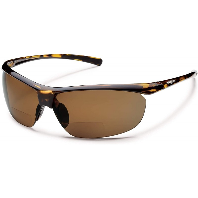 Semi-rimless Zephyr +2.00 Polarized Reader Sunglasses - Tortoise Frame - C111811LEVV $56.41