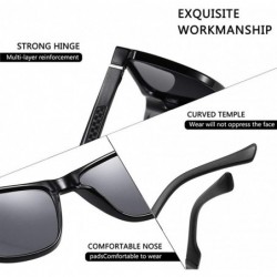 Square Square Polarized Sunglasses for Men Aluminum Magnesium Temple Anti-Glare Lens Driving Sun Glasses UV400 - CJ199HO8U3W ...