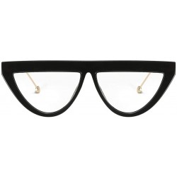 Wrap Vintage Small Semicircle Shape Sunglasses Glasses Retro Style For Unisex Women Men - A - CP196M3402K $7.28