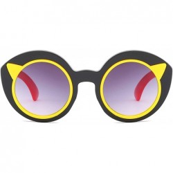 Rimless Classic Retro Designer Style Cat Ear Sunglasses for Women PC Resin UV400 Sunglasses - Style-c1 - CA18SZUEAT4 $11.61