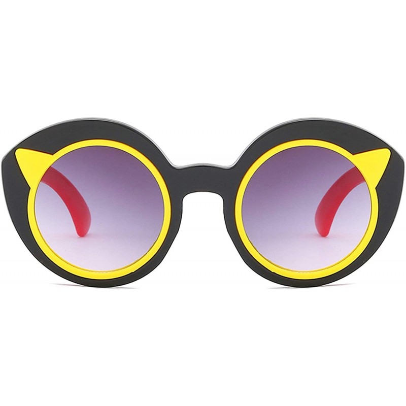 Rimless Classic Retro Designer Style Cat Ear Sunglasses for Women PC Resin UV400 Sunglasses - Style-c1 - CA18SZUEAT4 $11.61