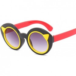 Rimless Classic Retro Designer Style Cat Ear Sunglasses for Women PC Resin UV400 Sunglasses - Style-c1 - CA18SZUEAT4 $11.61