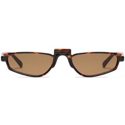 Goggle Unisex Retro Vintage eyewear Fashion Small Square Frame Mini Sunglasses - C4 - CX1807DSRZ0 $9.52