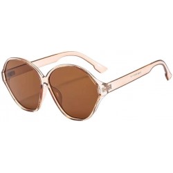 Goggle Polarized Sunglasses Women Men Retro Brand Sun Glasses - D - CM18UIHEWMI $16.79