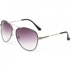 Miracano Modern Celebrity Design Geometric Fashion Sunglasses Aviator Style for Men and Women 