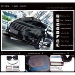 Goggle Night Polarized Sunglasses Polarized Anti - glare NightSunglasses - Black Frame Gray Color Lens - CN1850LQQWH $27.97