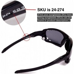 Shield Vented Replacement Lenses Jawbone Sunglasses - 22 Options - Photochromic/Transition - Polarized - C811926HF8Z $26.41
