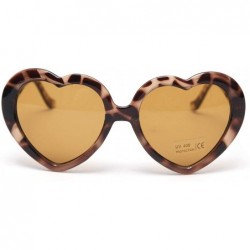 Square 10 Pack Heart Shaped Sunglasses for Women Party Favors Eyewear Multiple Choice - Leopard - CN18U0ASI4R $18.94