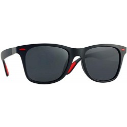 Sport Sunglasses Classic Retro Square Frame Polarized UV400 Drive Outoodr Sports 1 - 3 - CU18YQUSK8R $8.26