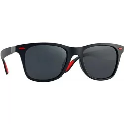 Sport Sunglasses Classic Retro Square Frame Polarized UV400 Drive Outoodr Sports 1 - 3 - CU18YQUSK8R $16.30