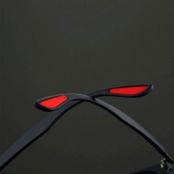 Sport Sunglasses Classic Retro Square Frame Polarized UV400 Drive Outoodr Sports 1 - 3 - CU18YQUSK8R $8.26