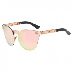 Square Fashion Frameless Sunglasses Oversized - G - CI18OAOYI4R $23.57