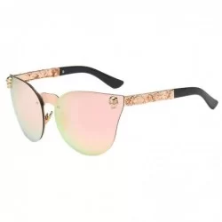 Square Fashion Frameless Sunglasses Oversized - G - CI18OAOYI4R $20.17