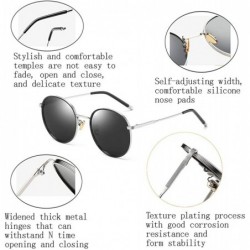 Oversized Aviator Polarized Sunglasses for Women uv Protection Take it Easy to Enjoy the Treatment in the Sun - C118W84KKOX $...