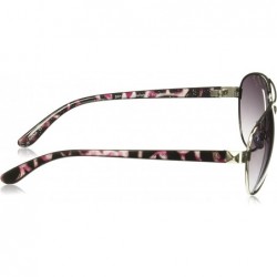 Aviator Women's Bewitching Aviator Sunglasses - Silver/Smoke Gradient - CD12O1YL8J8 $13.72