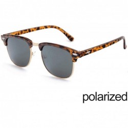 Oval Fashion Semi RimlPolarized Sunglasses Men Women Half Frame Sun Glasses Classic Oculos De Sol UV400 - CP19854L0OX $34.08