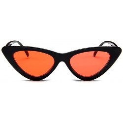 Goggle Cat Eye Sunglasses Vintage Mod Style Retro Sunglasses - Black Red - CD18CMSN3HM $16.32