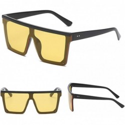 Wrap Trend Glasses Punk Wind Glasses Fashion Man Women Sunglasses Vintage Style - D - C518TM6728U $6.84