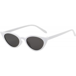 Round Glasses- Women Man Vintage Cat Eye Irregular Shape Sunglasses Eyewear Retro Unisex - 6192h - CT18RS6OZ76 $8.47