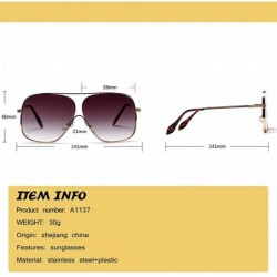Square Sunglasses Designer Glasses Gradient Feminino - Silver - CC18ASTOTOD $11.21
