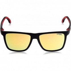 Sport Men's CA5047 Square Sunglasses- 56 mm - Matte Black - C9180XDO2Q8 $50.82